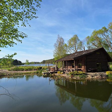 Akmeninis Bebras Villa Zemaiteliai Exteriör bild